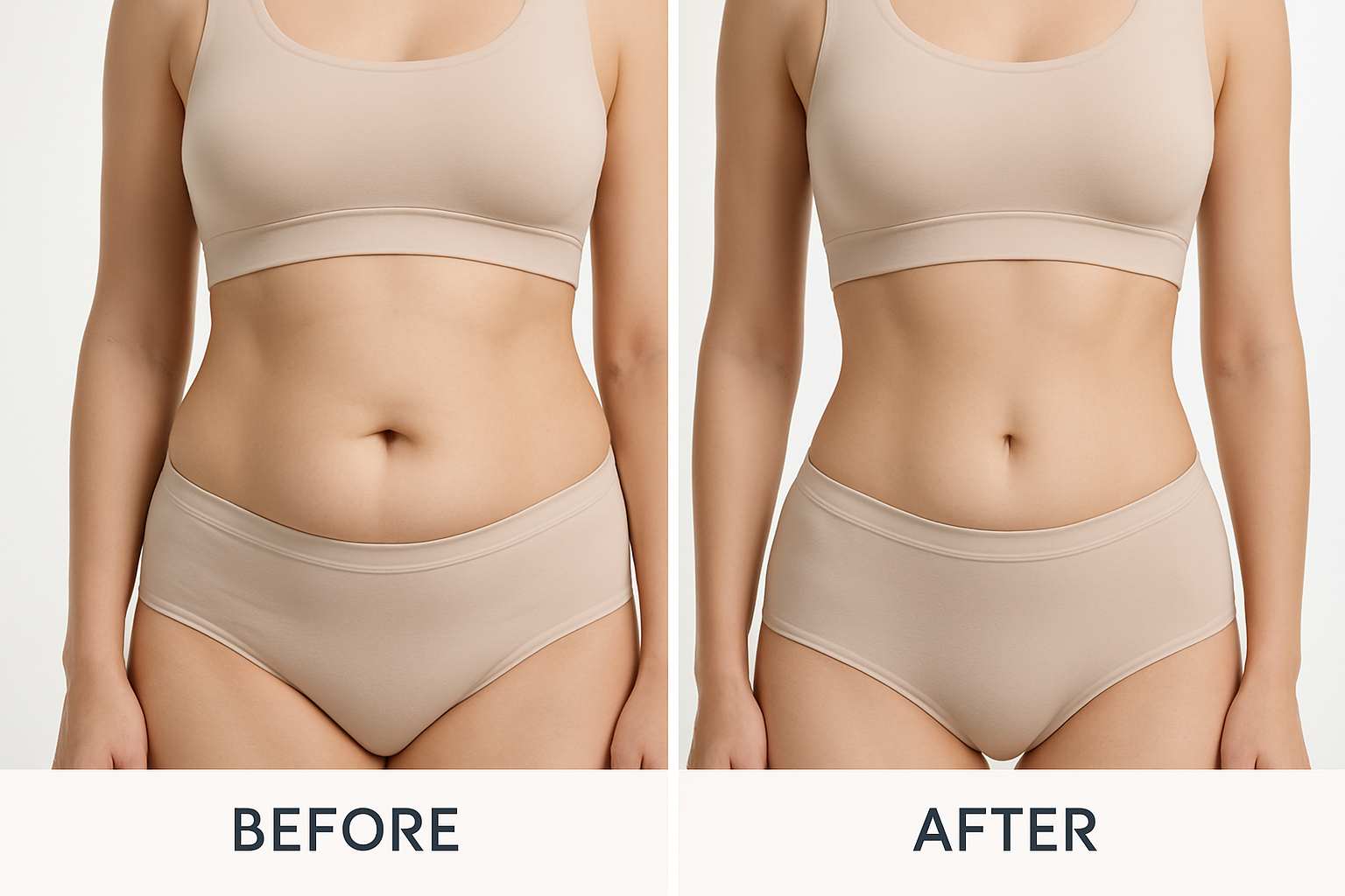 before and after brazilian buttocks lift BBL