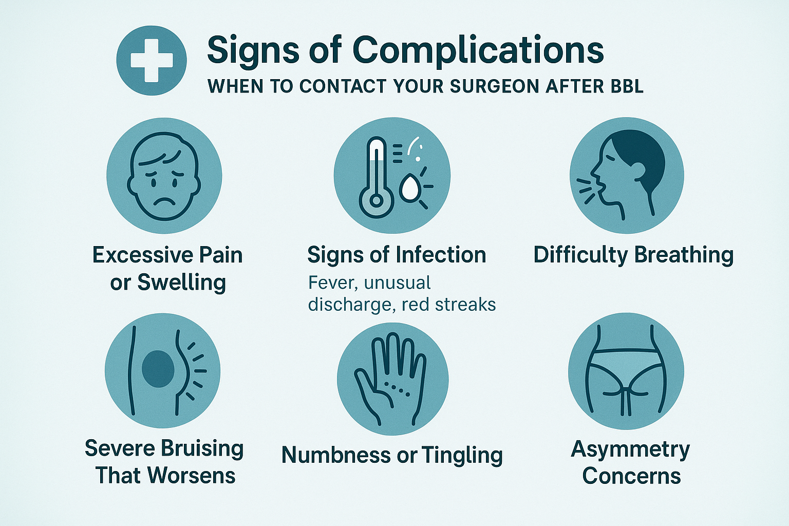 Signs of Complications: When to Contact Your Surgeon After BBL