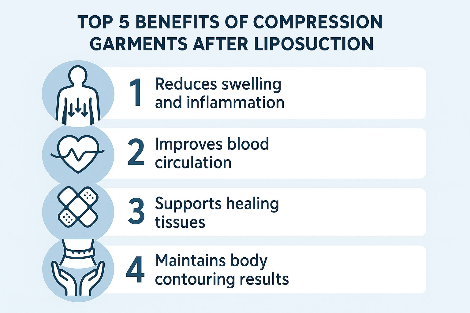 Top 5 Benefits of Compression Garments After Liposuction