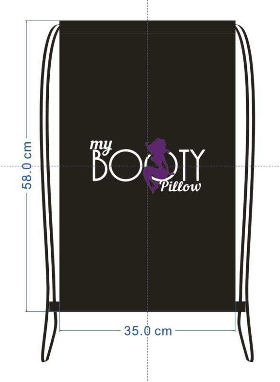 booty pillow with book bag